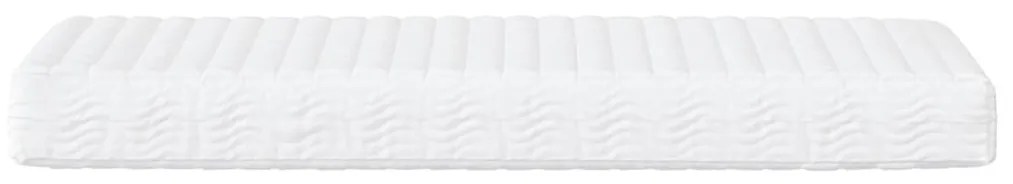 sötétszürke szövet kanapéágy matraccal 80 x 200 cm