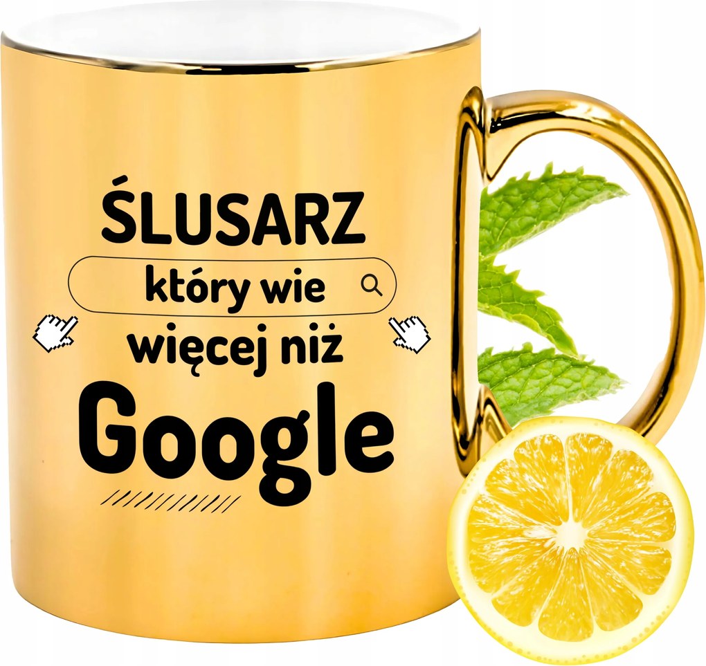 Prémium Arany Csillogó Bögre Lakatosnak Ajándék Nyomtatott Fotó