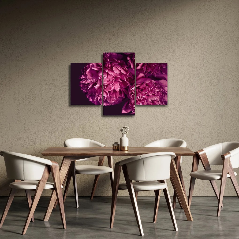 Kép - Csokor pünkösdi rózsa (90x60 cm)