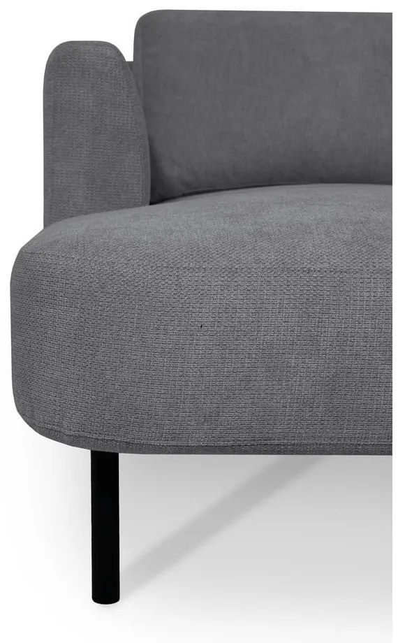 Sötétszürke sarokkanapé (jobb oldali-U alakú) Hero – Scandic