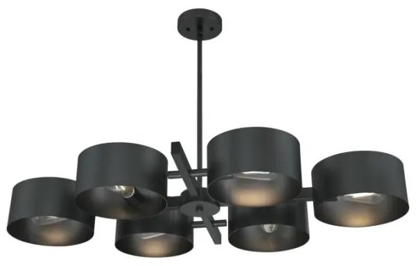 Westinghouse 63688 - Csillár rúdon ZARO 6xE27/60W/230V