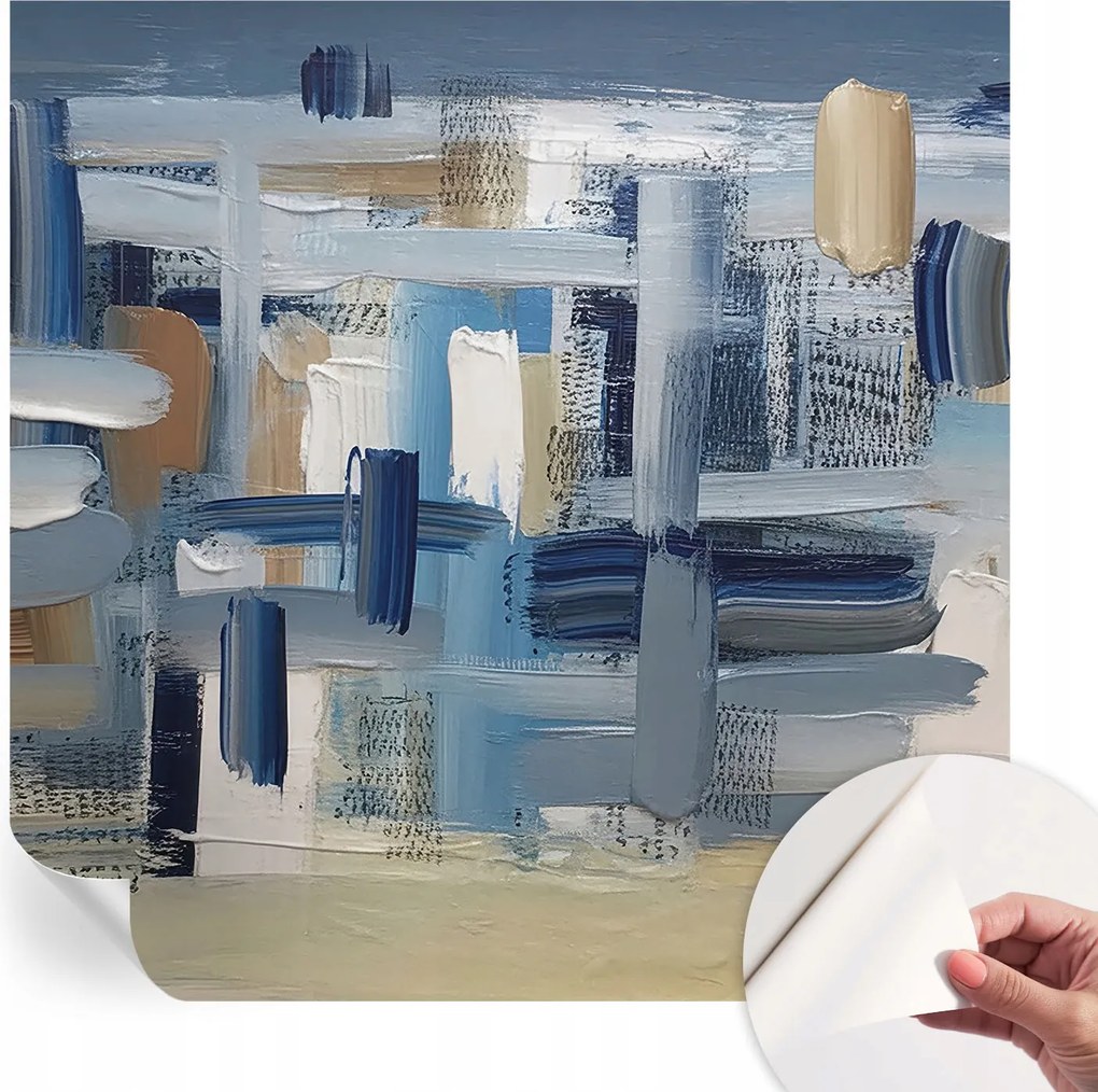 Öntapadós Stílusos Fotótapéta Dekoratív Ecsetek Absztrakt 250x250 cm