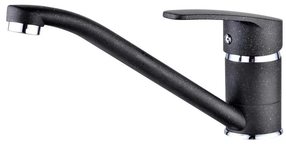 ALVEUS 1130434 - Mosogató csap NINA 13,5 cm gránit/fekete