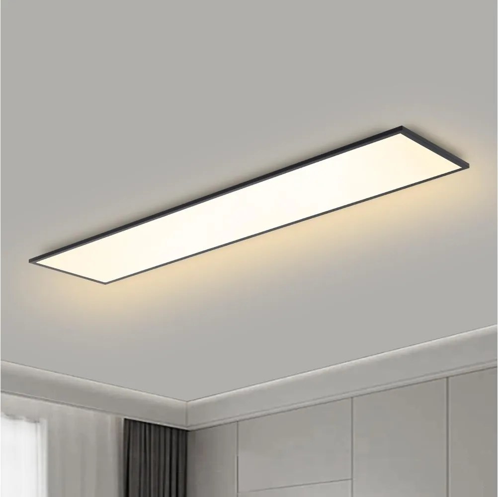 Brilagi - SLIMFRAME LED dimmelhető lámpatest LED/58W/230V 120x30 cm fekete + távirányító