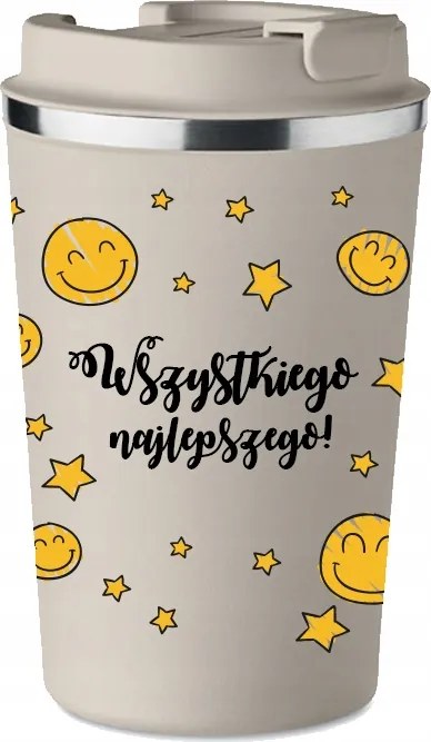 Prémium Termo Bögre bézs ajándék Születésnapra Boldog születésnapot