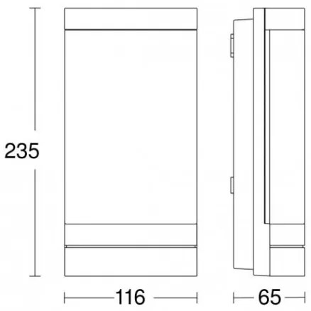 Steinel 068714 - LED Kültéri lámpa L 271 C LED/6,6W/230V IP44