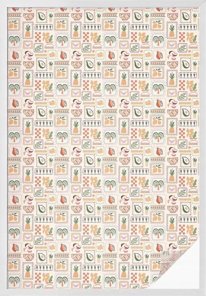 Szélvédőfólia Adatvédelem Folklór minták 100x146 cm