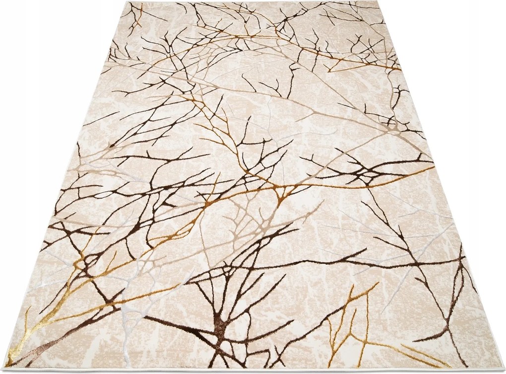 Gold Szőnyeg 200x300 Shrnik Stílusos Modern Fényes Prémium w16