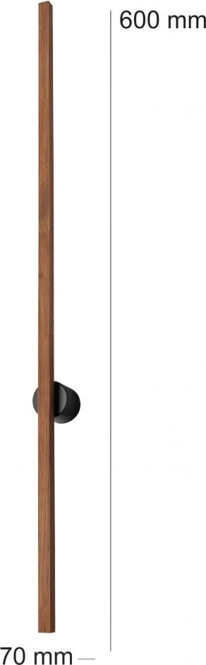 Brilagi - LED fali lámpatest WOODY LINE LED/7W/230V 4000K 60 cm tölgy cseresznye