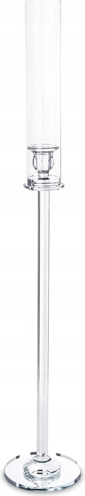 Magas gyertyatartó glamour tükör üveg elegáns ajándék