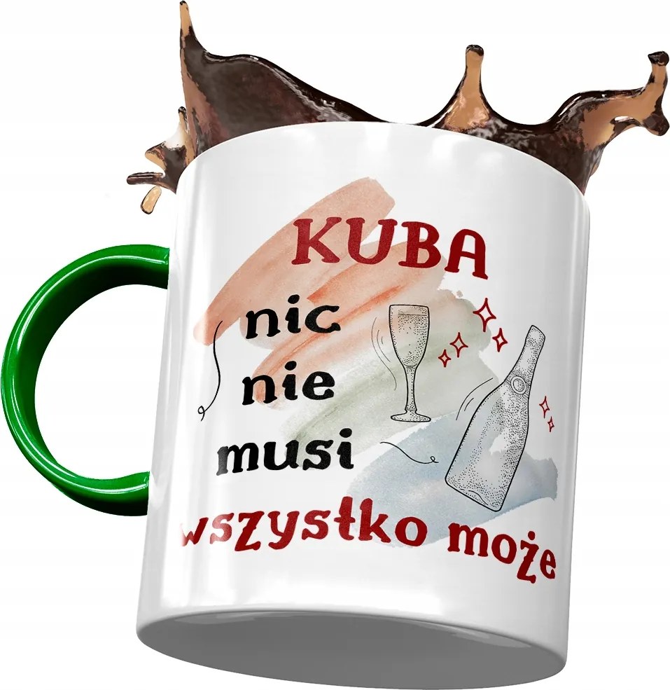 Zöld Bögre Jakab Kuba Férj Kolléga Ajándék Nyomtatott Fotóval