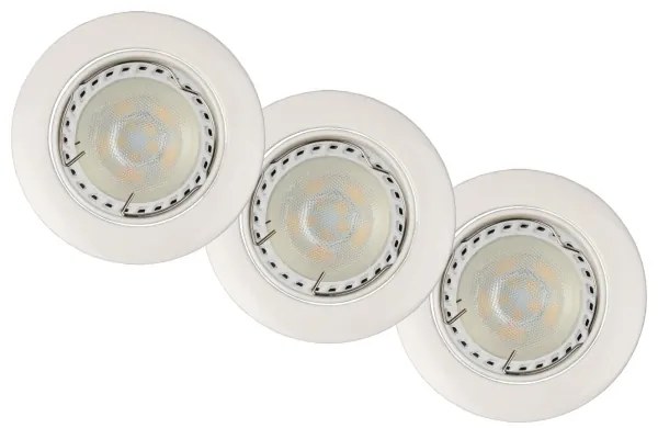 Lucide 11001/15/31 - KÉSZLET 3x LED fügessztett mennyezeti lámpa FOCUS 1xGU10/5W/230V fehér