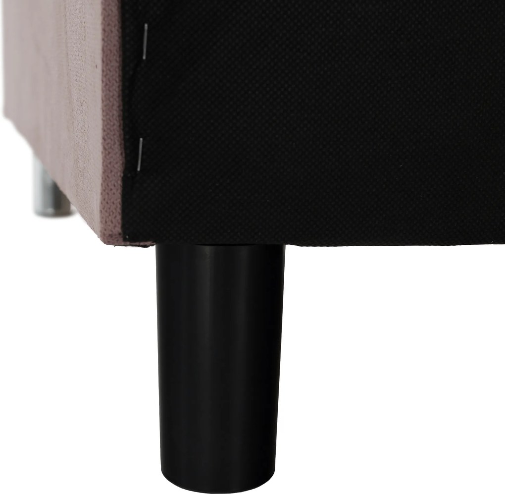 Kihúzható kanapé, rózsaszín, ALADA