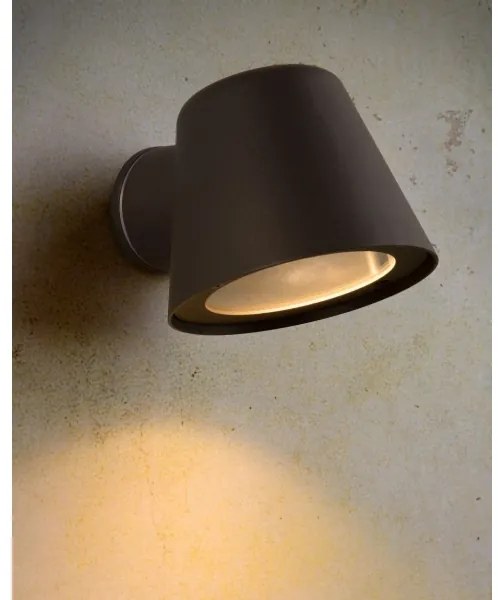 Lucide 14881/05/30 - LED Kültéri fali lámpa DINGO 1xGU10/5W/230V IP44