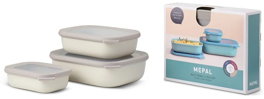 Élelmiszertartó doboz szett 3 db-os Cirqula – Mepal