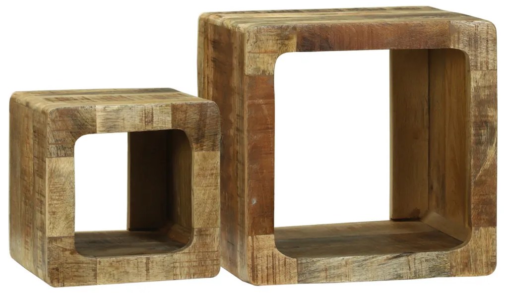 TV Egység 36x36x30 cm Tömör Fa Mangó