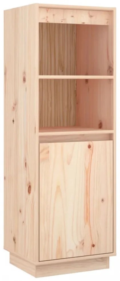 tömör fenyőfa magasszekrény 37 x 34 x 110 cm