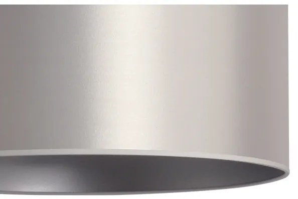 Duolla - Csillár zsinóron CANNES 1xE27/15W/230V á. 50 cm ezüst