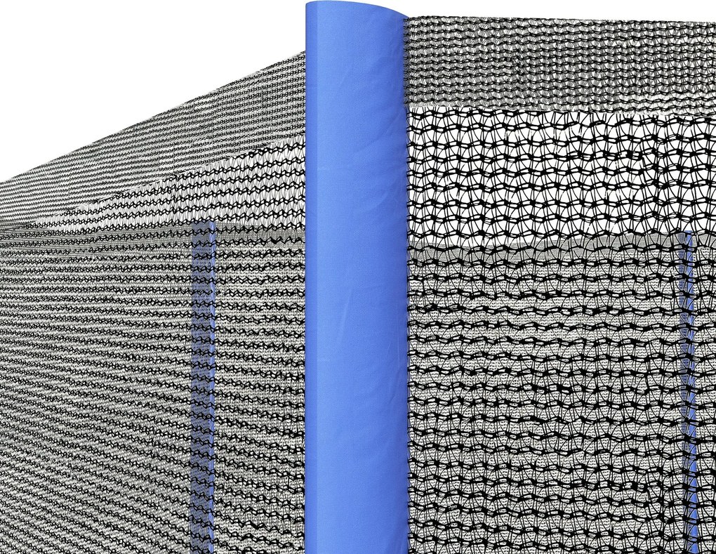 SPORTNOW Csereháló Ø 426 cm Trampolinokhoz 8 egyenes rúddal - Biztonsági Háló Trampolinokhoz, Kerek Háló Cipzáras Bejárattal | Aosom