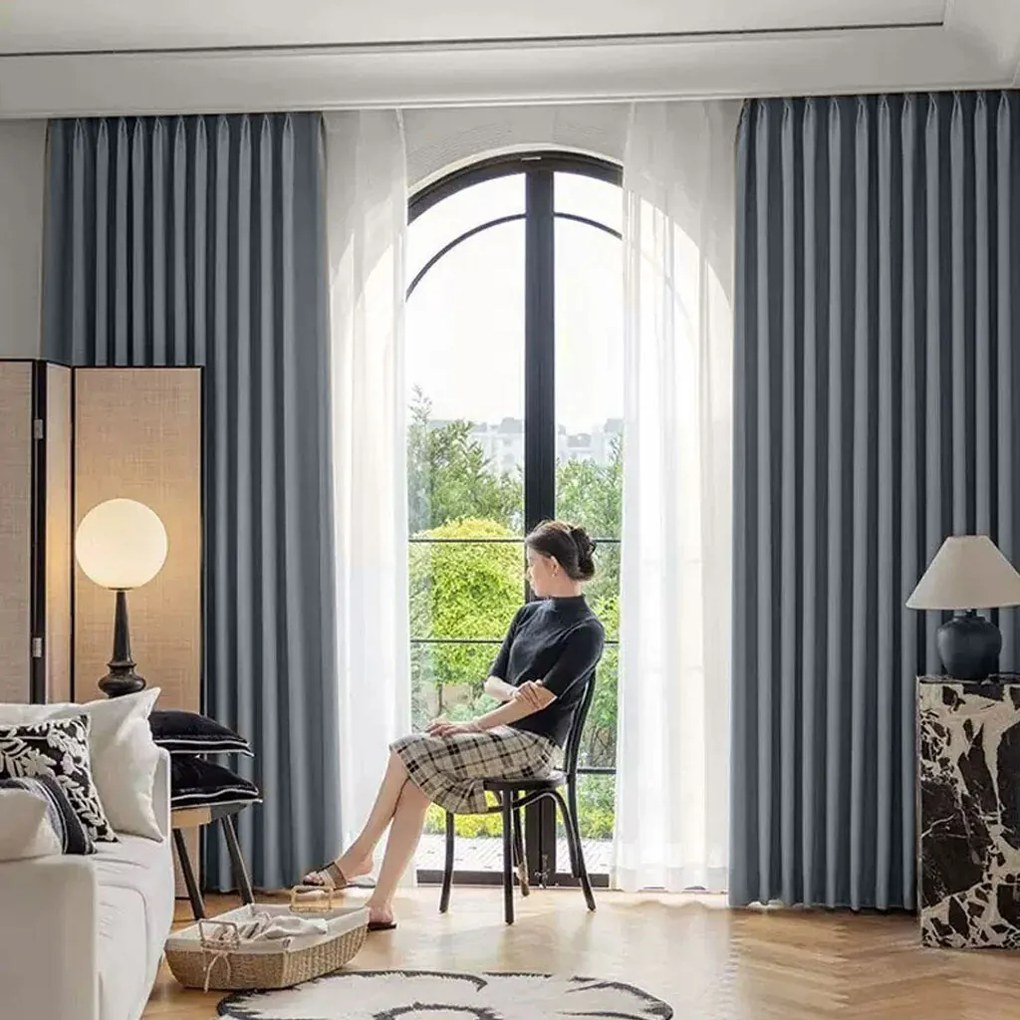 ARÔME HOME Sötétítő függöny, szürke, 135 x 245 cm