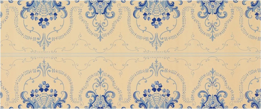 Fotótapéta Fali tapéta Hálószoba Nappali Kék díszek 250x104