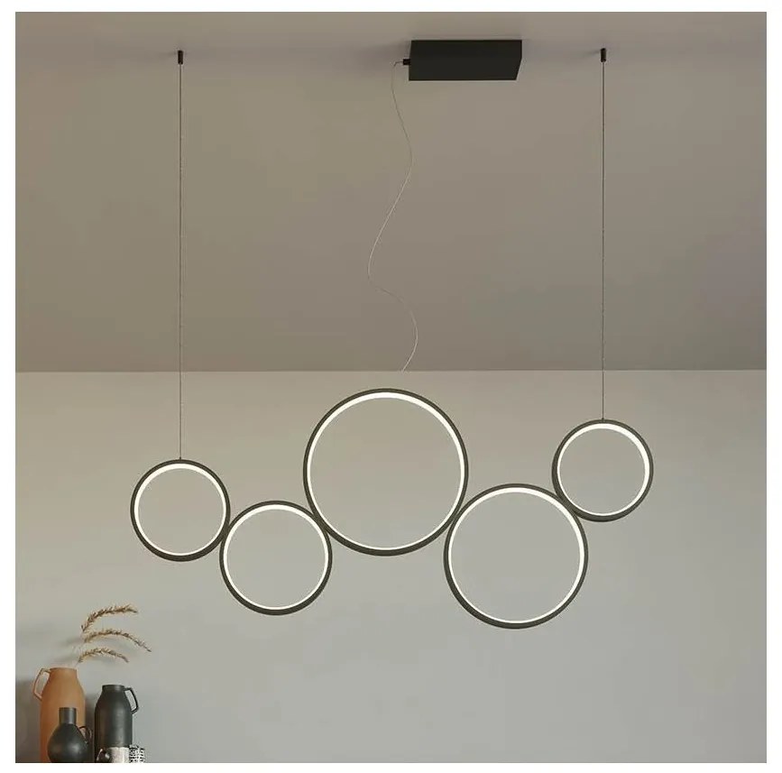 Redo 01-3384 - LED Dimmelhető csillár zsinóron ATHENA LED/40W/230V CRI98 fekete