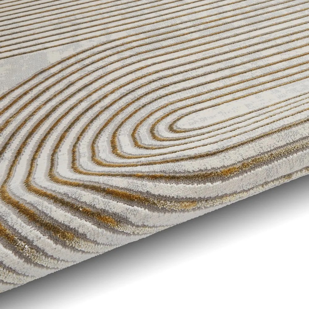 Szürke-aranyszínű szőnyeg 220x160 cm Apollo - Think Rugs