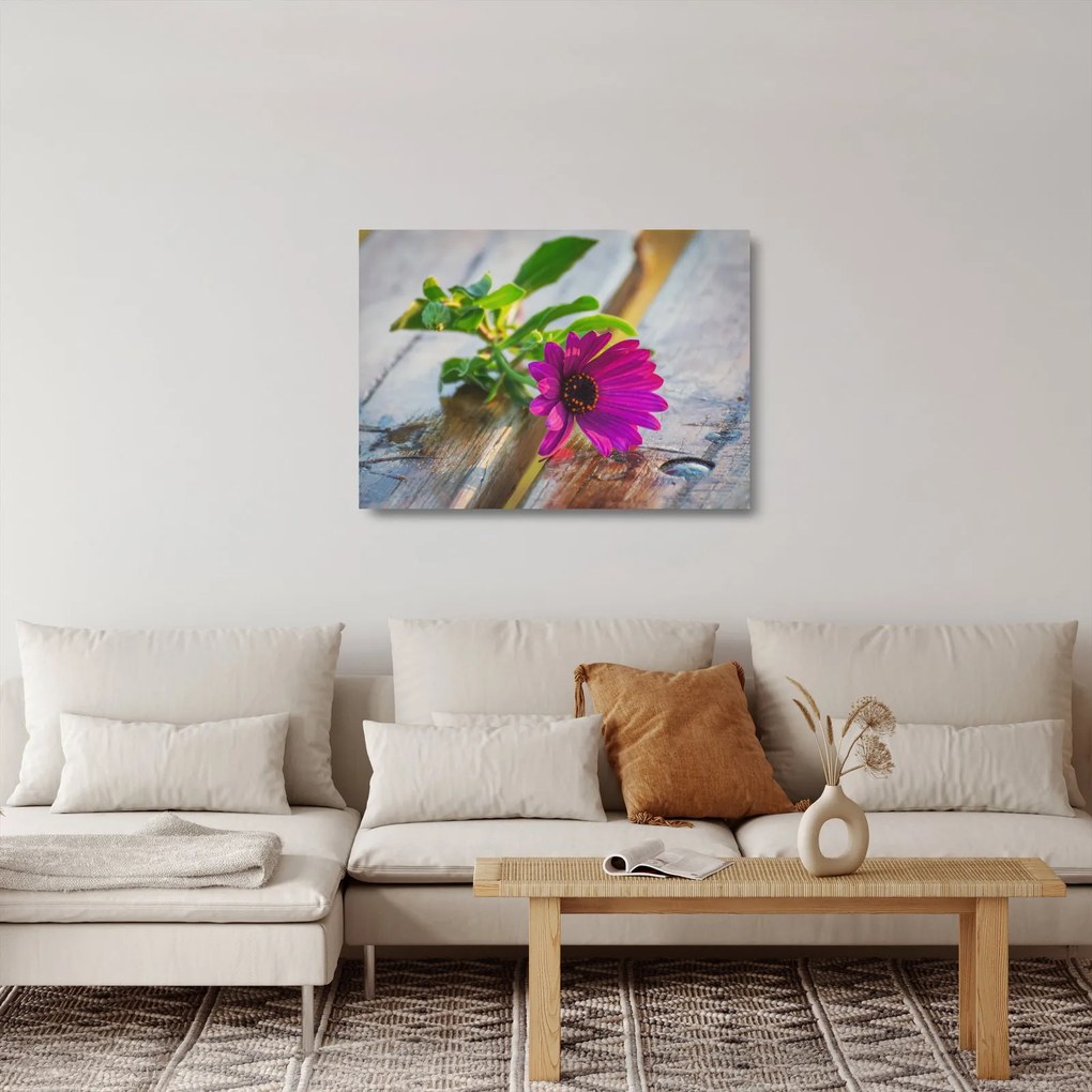 Vágott virágok képe (üvegen) (70x50 cm)