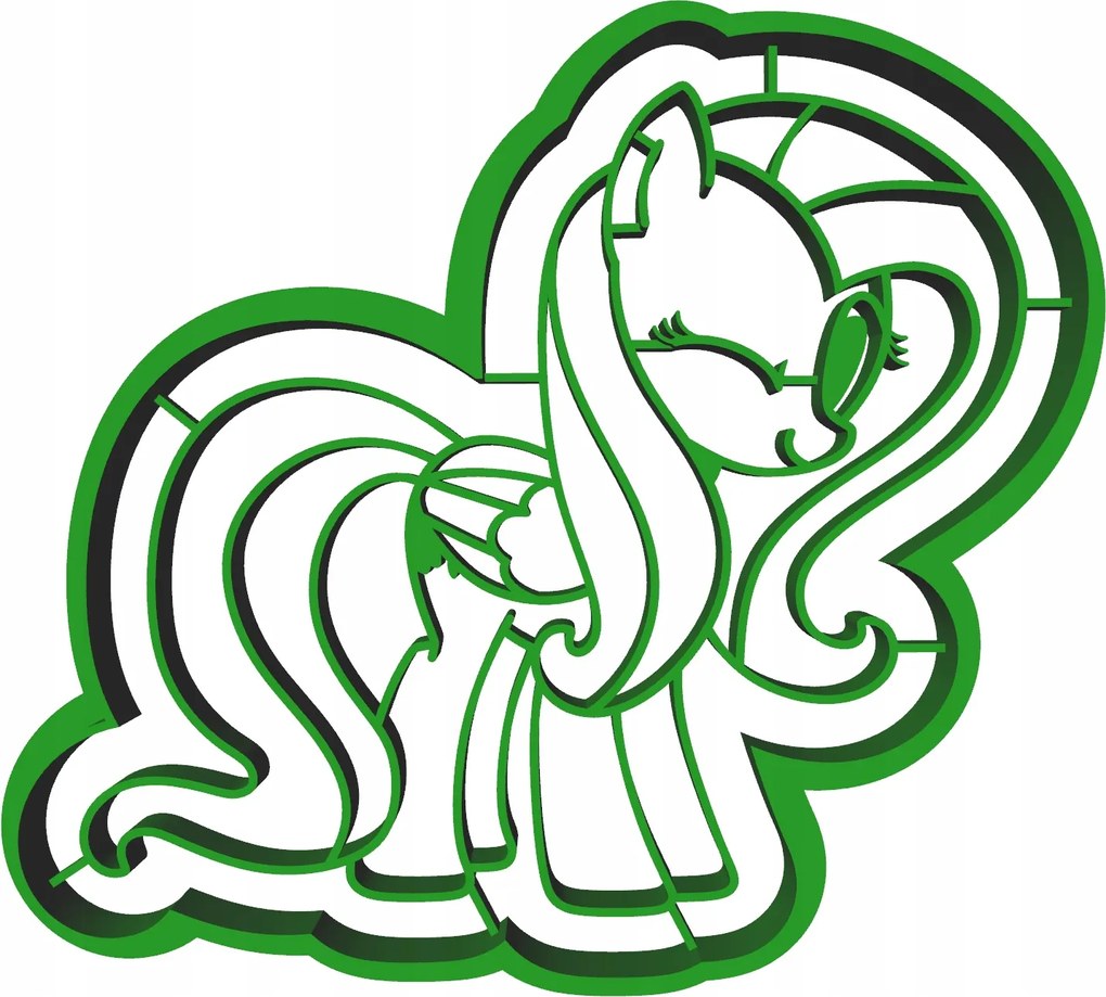 Süteményforma My Little Pony Fluttershy 1