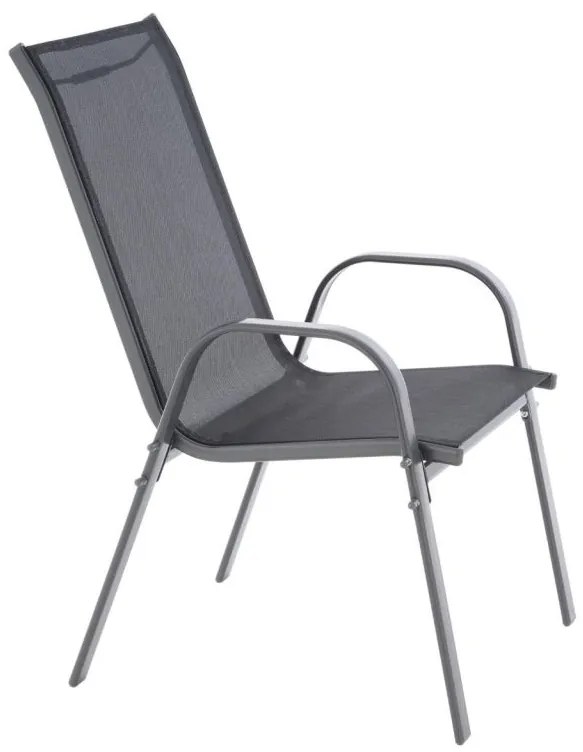 GARTHEN Kerti rakásolható szék szett 4 db  55 x 72 x 97 cm