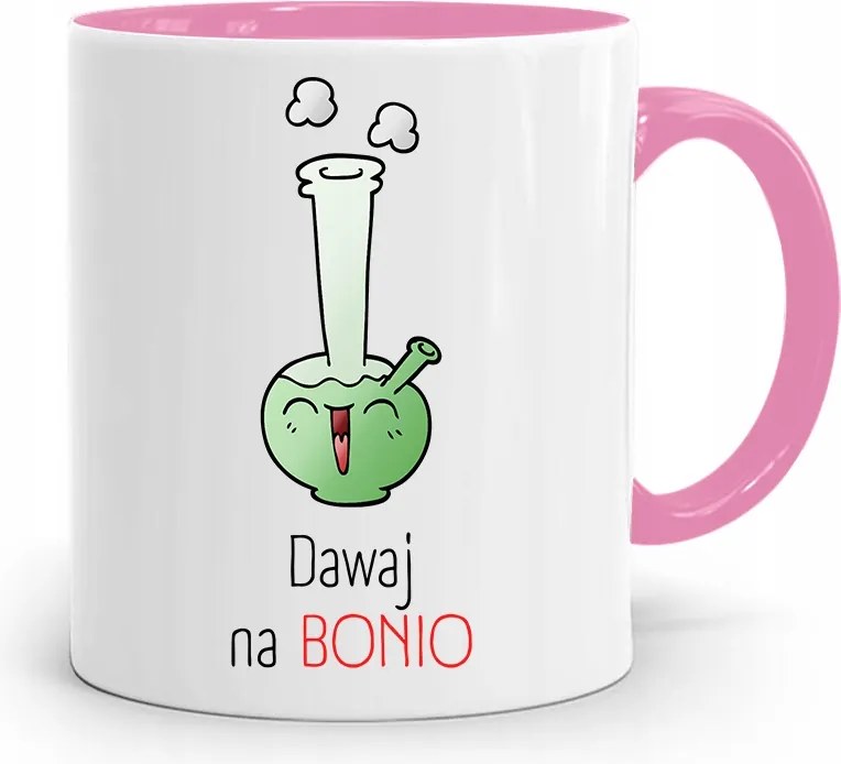 Dohányosoknak 420 Cbd Bögre Rózsaszín Ajándék fényképes nyomtatással