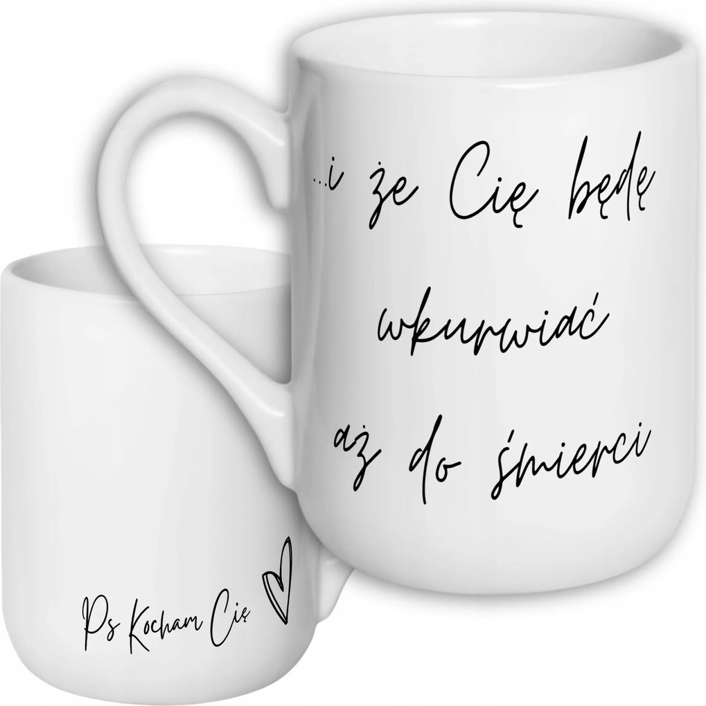 Bögre 'hogy Dühös Leszek**** Halálig' 330ml Ajándék Neki