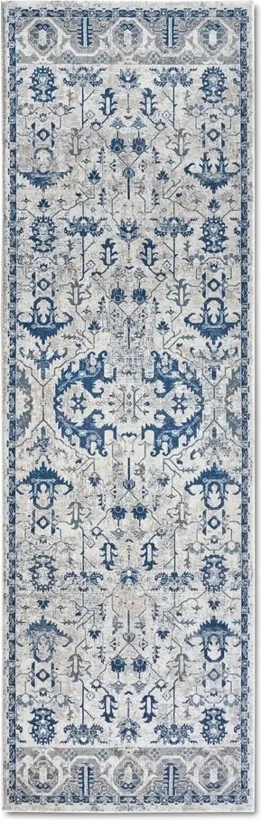 Futószőnyeg folyosóra, előszobába 80x240cm,krémkék, puha szőrrel