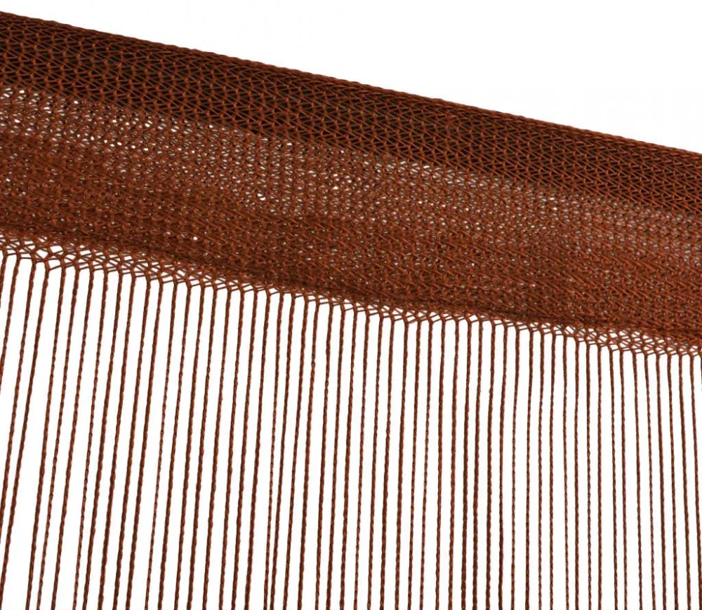 2 db barna zsinórfüggöny 100 x 250 cm