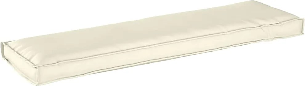 vidaXL Párna Krém 140 x 40 x 8 cm Oxford Szövet