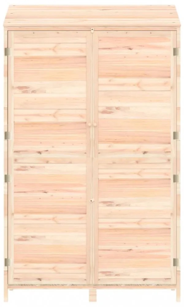 tömör fenyőfa kerti fészer 102x52x174,5 cm