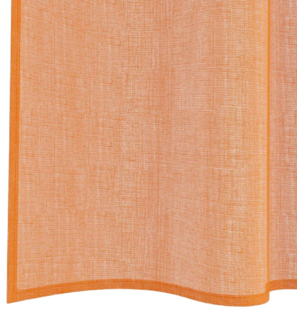 2 db terrakotta fátyolfüggönyök hurokkal 140x225 cm
