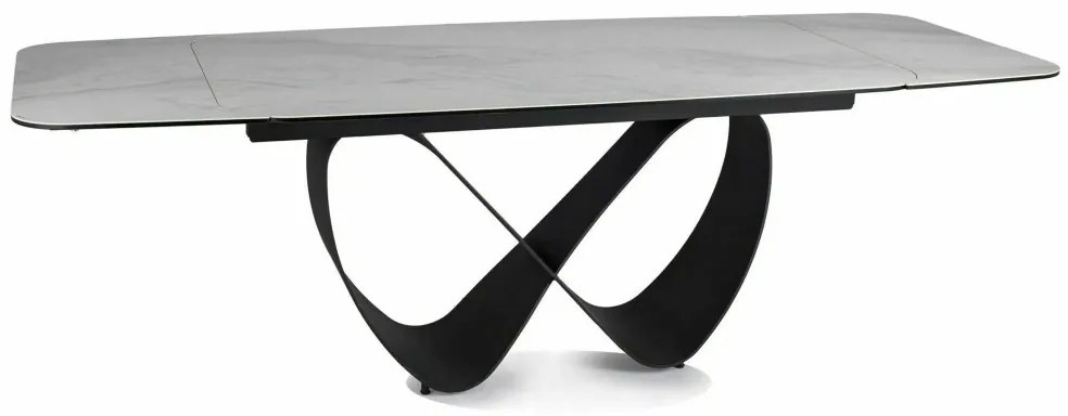 Infinity bővíthető étkezőasztal kerámia fehér 160-240 cm