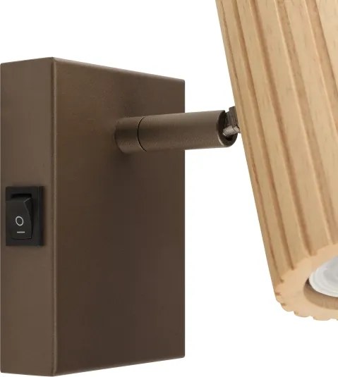 Brilliant - Fali spotlámpa LAKEWOOD 1xGU10/10W/230V barna