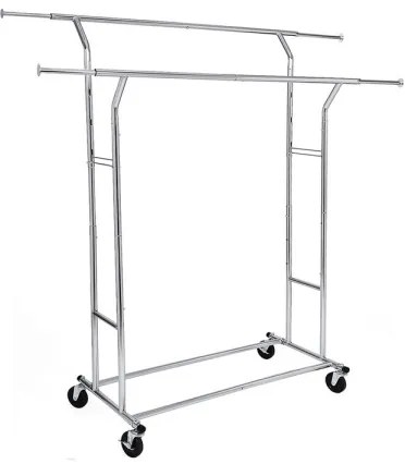 Mobil álló kabátfogas LINEA, ezüstszínű