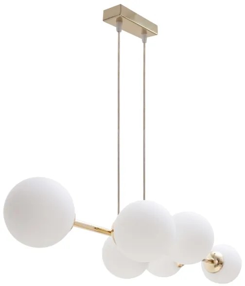 Csillár zsinóron FIRA 5xE27/60W/230V arany