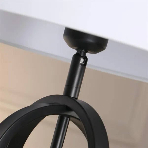 Searchlight EU91101WH - CHIC asztali lámpa 1xE27/60W/230V, fehér