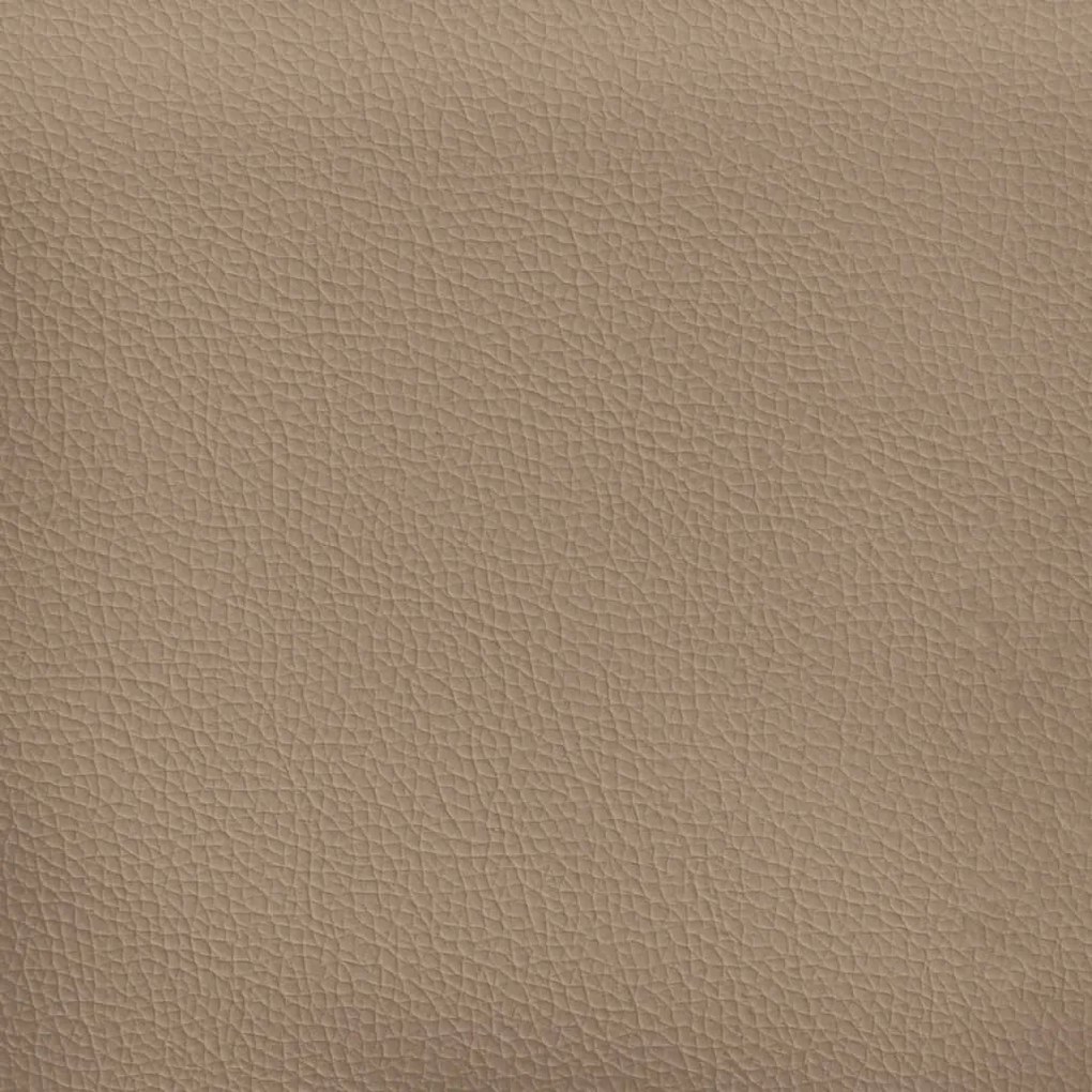 kétszemélyes kávészínű műbőr Chesterfield kanapé