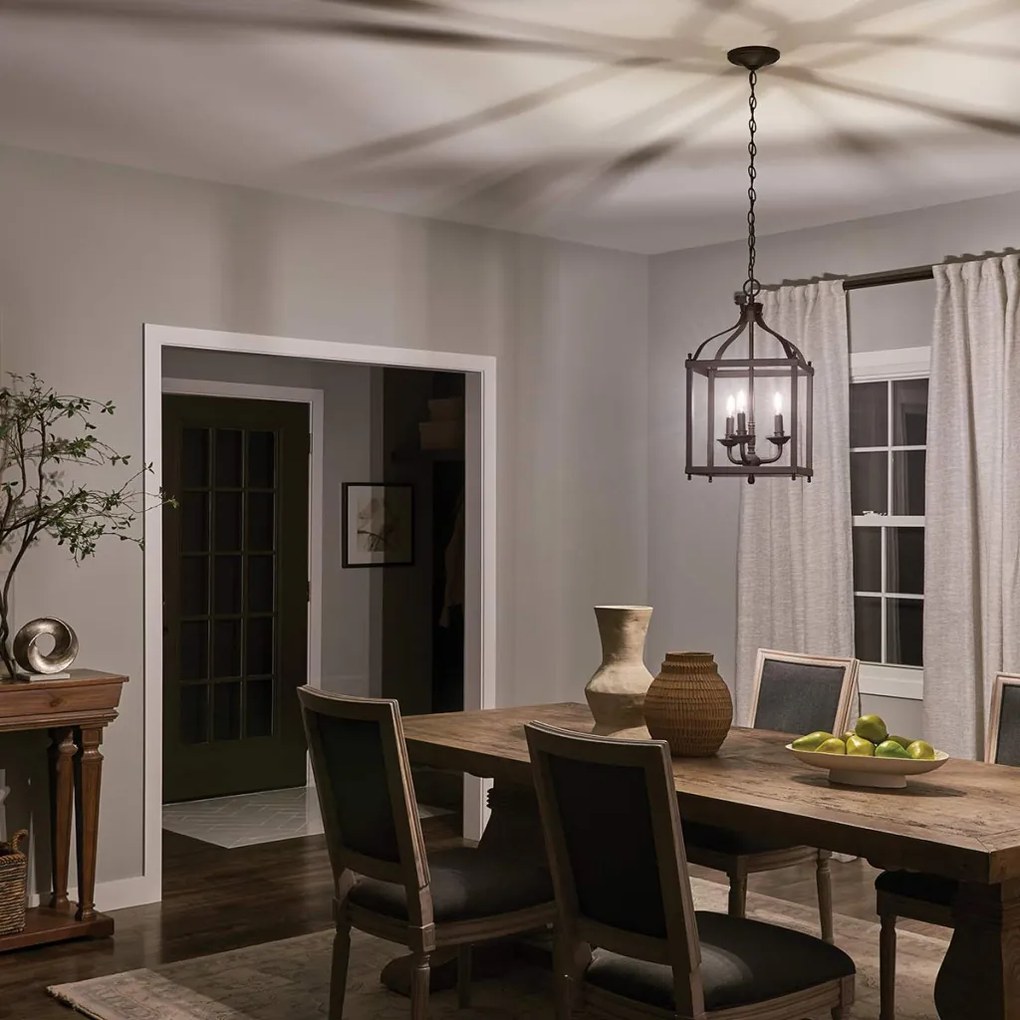 ELSTEAD KL-LARKIN-P-M-OZ LARKIN Klasszikus Függesztett Lámpa Barna E14 IP20