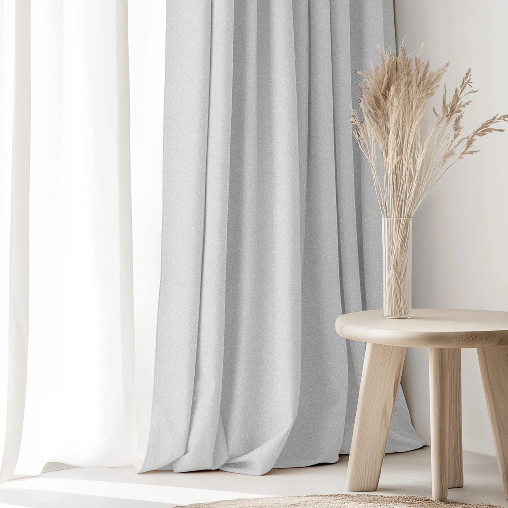 Goldea dekoratív exkluzív drapéria - ezüst csillogású 220x135 cm