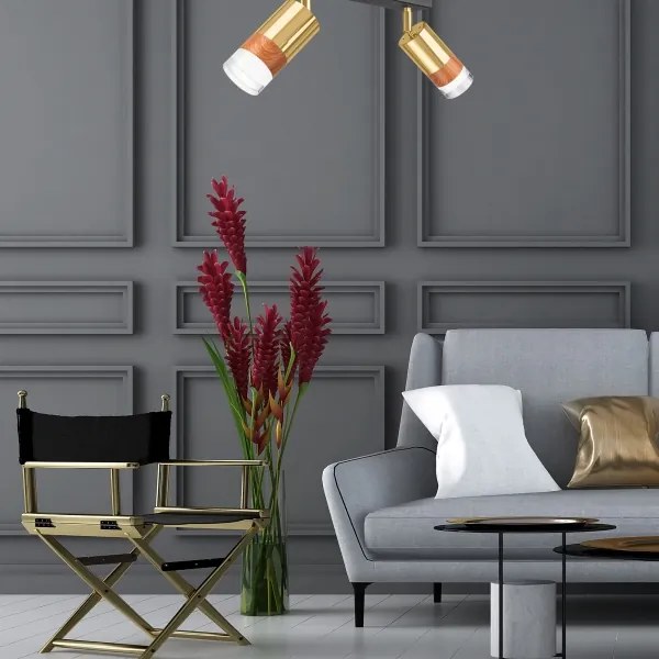 Spotlámpa AURORA 2xGU10/10W/230V