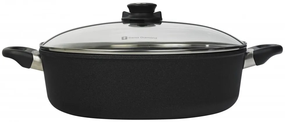 SWISS DIAMOND® gyémánt felületű lábas 32 cm fedővel indukciós