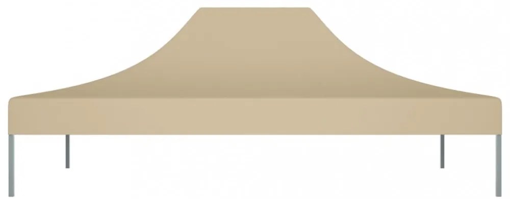 bézs tető partisátorhoz 4,5 x 3 m 270 g/m²