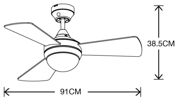 Lucci Air 512311- Mennyezeti ventilátor AIRLIE HUGGER 2xE27/15W/230V fa/barna + távirányító