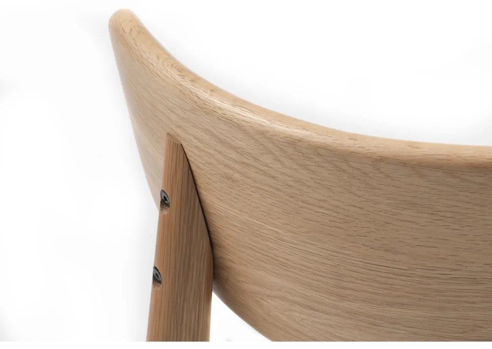 Világosszürke-natúr színű étkezőszék Elim – Unique Furniture